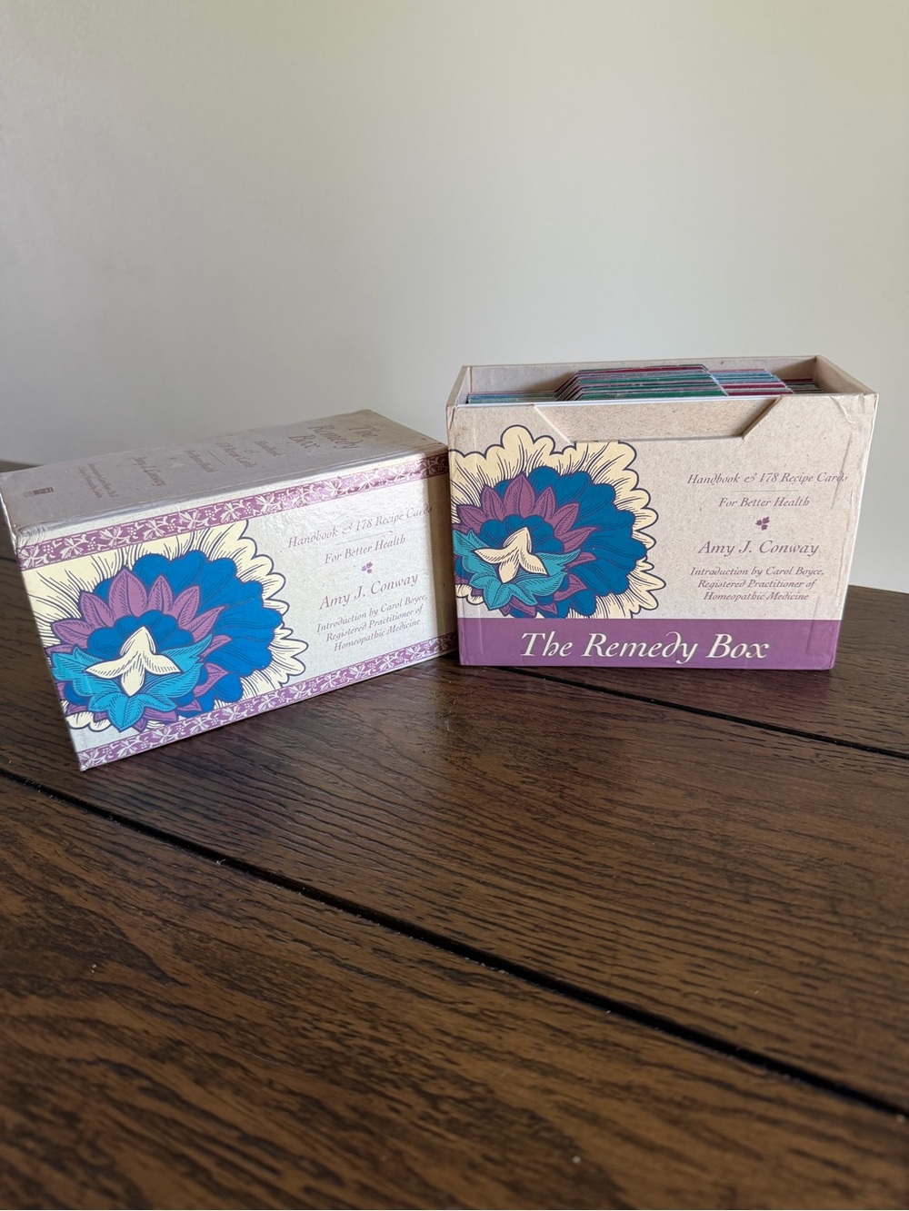 Vintage The Remedy Box Handbook 178 Recipe Cards Better Health Amy J Conway 1994
